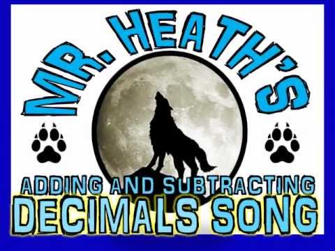 ADD & SUB DECIMALS SONG BY HEATH