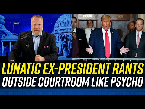 HE'S GETTING WORSE!!! Raving Mad Trump GOES ON ATTACK Outside NY Courtroom Again!!!