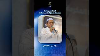 Download lagu Suara Indah Ust Nashir Al Makky di acara Haul Muassisah Hubabah Khodijah binti Muhammad Al Hinduan mp3