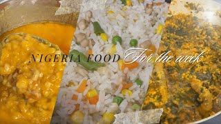 Nigerian cooking vlog//Nigerian meals for the week//what I eat as a Nigerian in the U.K.