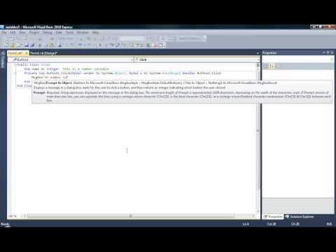 Visual basic 2010 express edition / Variables!