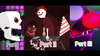 Download lagu Geometry Dash All Crazy Parts I,II and III 100% Full Walkthrough by DavJT / 4k and 60 FPS mp3