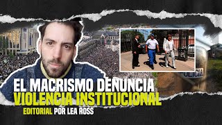 VIDEO: El Macrismo denuncia violencia institucional