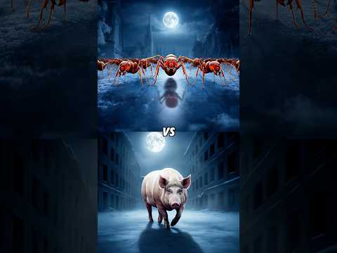 Red Ant Army vs Wild Animals (ant, lion, tiger, pig, zombie, wolf, dragon )