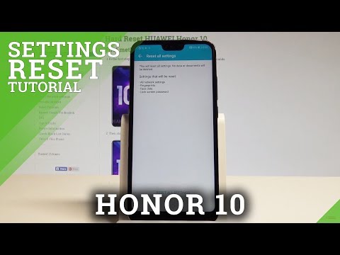 How to Reset Settings on Honor 10 - Restore Default Configuration |HardReset.Info