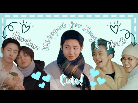 Haechan and Mark fighting for Renjun’s attention