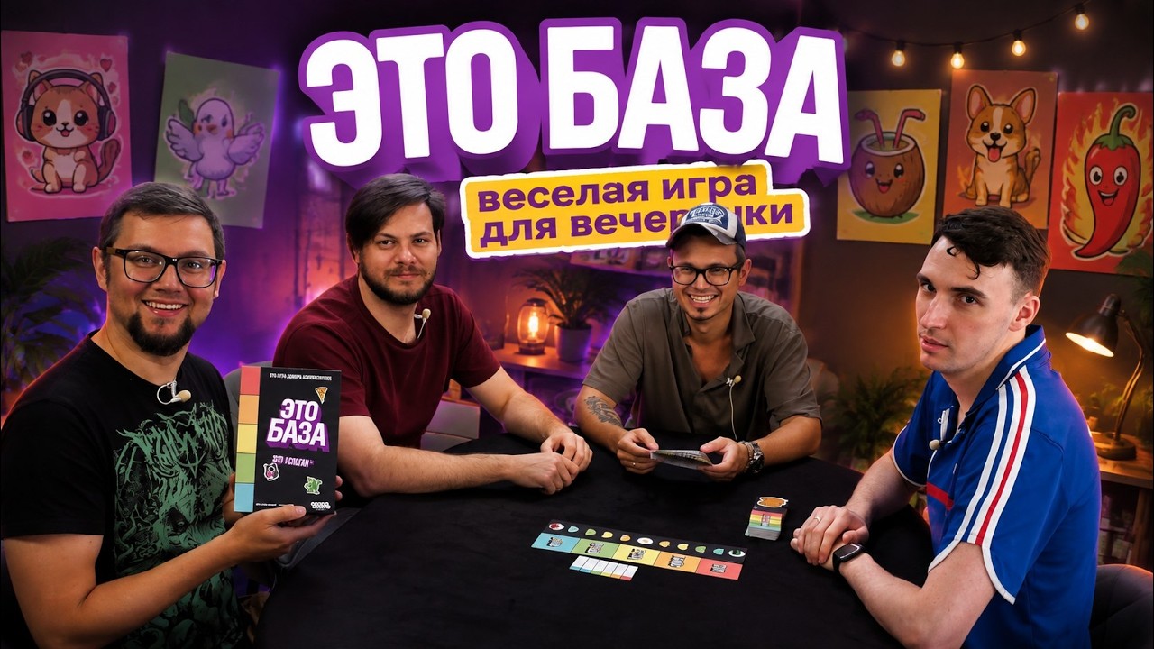 ЭТО БАЗА ✔ настольная игра для вечеринки!