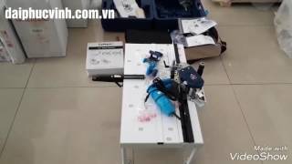 Mở hộp bộ máy dán cạnh cầm tay BR 500B