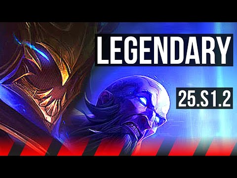 ZED vs RYZE (TOP) | 11/1/1, Legendary | KR Grandmaster | 25.S1.2