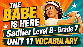 The Unstoppable Athlete: 20 Power Words to Elevate Your English: Sadlier Level B Unit 11 - Grade 7