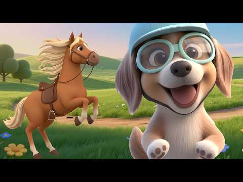 Nesia i koń 🐶🐴 | Piosenka dla dzieci – Świat Dziecięcych Piosenek