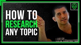How To Research Any Topic