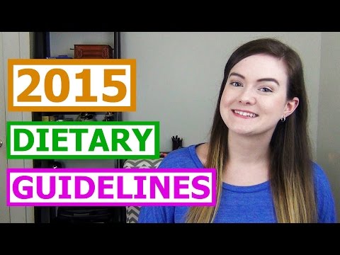 Understanding the 2015 Dietary Guidelines