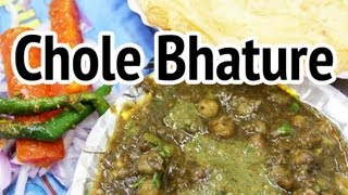 Chole Bhature (छोले भटूरे) - Mouthwatering Chickpeas and Deep Fried Bread at Sita Ram Diwan Chand