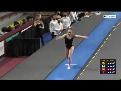 Alex Greenwald (Iowa) 2021 Big 10 Championships - Vault 9.85