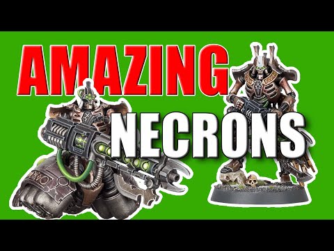 New 40k Necrons Are Amazing! - New Necron Models Close Look