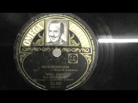 Will Glahe (accordeon): Heideroeslein. (1949).