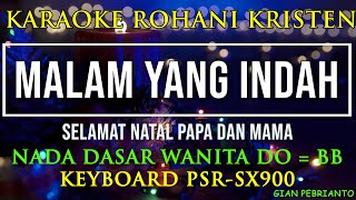 Download lagu SELAMAT NATAL PAPA DAN MAMA - KEVIN & KARYN NADA WANITA BB | KARAOKE ROHANI KRISTEN,LIRIK| PSR-SX900 mp3