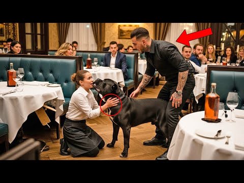 Nadie pudo domar al pitbull del jefe mafioso — hasta que la camarera hizo algo impactante
