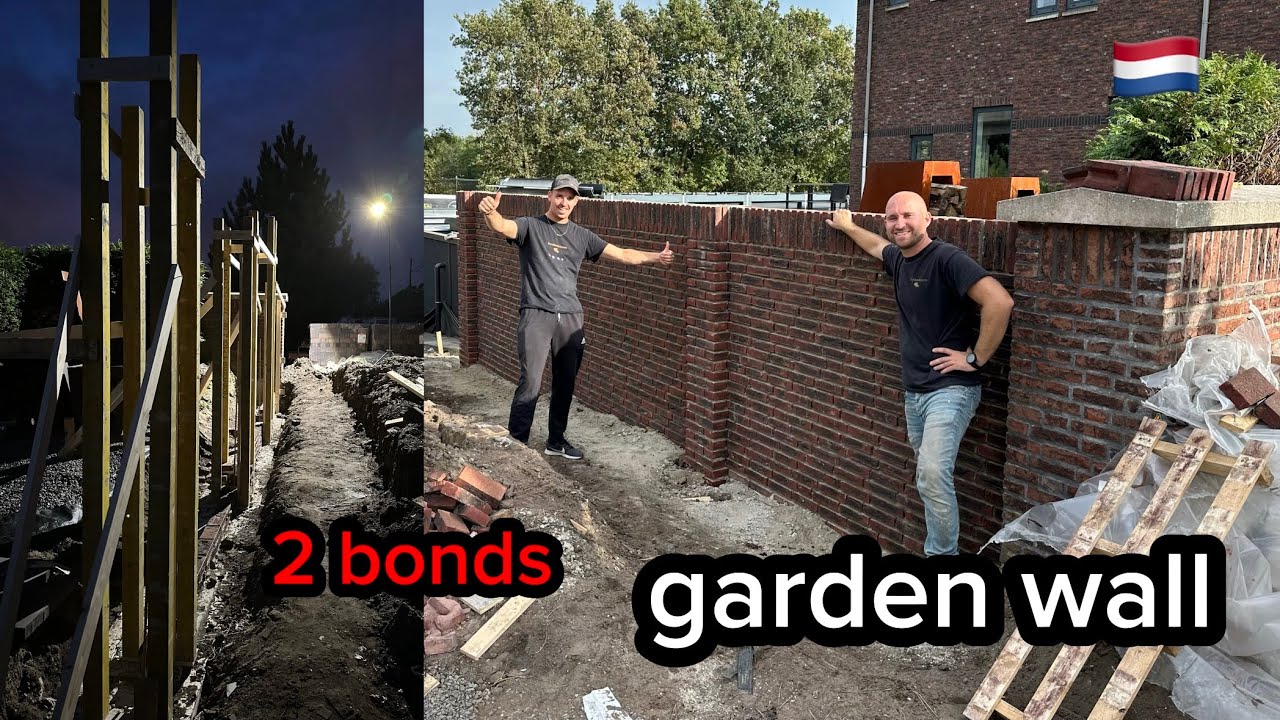 Mastering the Craft: Dutch Bricklayers Guide to Building Garden Walls #mason #brick #bricks