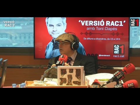 El pessebre del 'Versió RAC1' amb el sr. Marcel·lí
