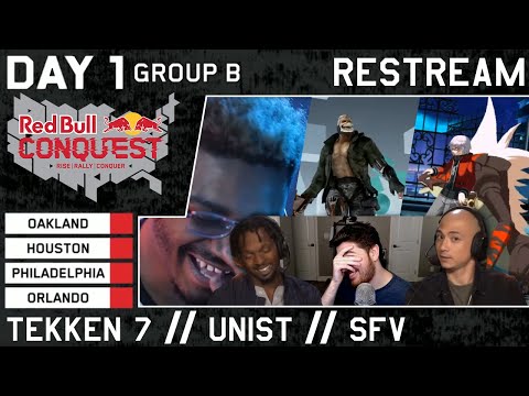 Sajam Restreams Red Bull Conquest Finals 2019 - Day 1 Group B (Tekken 7 | UNIST | SFV)
