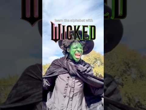 Learn the alphabet with Wicked😂