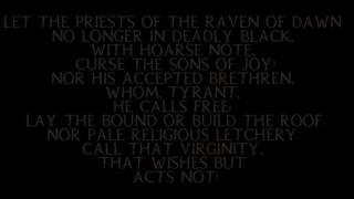 Theatres Des Vampires - Pale Religious Letchery Lyrics