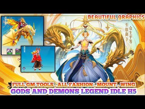 Gods And Demons Legend Idle Server Gm Tools Full - Free All Skin FR , KR , UR , SSR , All Item