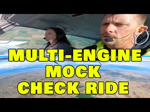 Multi-Engine Mock Check Ride in the Cessna 310