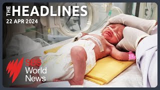 Doctors save baby in Gaza from womb of mother killed in Israeli airstrike | SBS World News