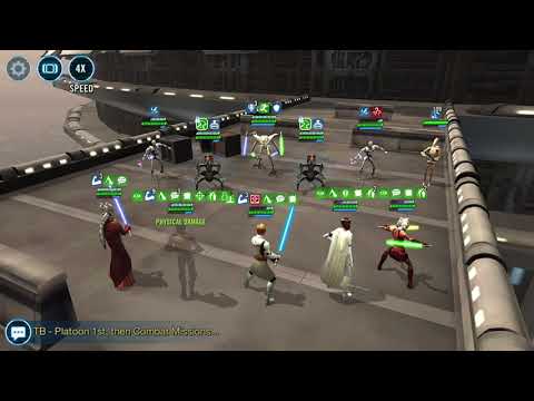 Swgoh clash on Kamino phase 2 3* run