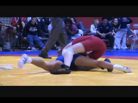 Schuyler Brown pin Haylee Childs - Body Bar FILA Junior Nationals at 59 kg