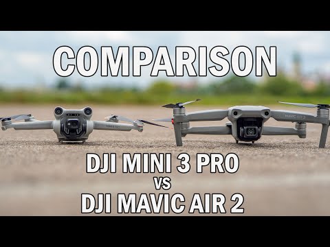 DJI Mini 3 Pro VS DJI Mavic Air 2 | Camera Test Comparison