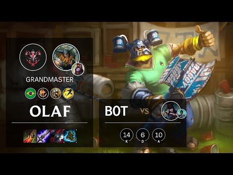 Olaf Bot vs Caitlyn - BR Grandmaster Patch 10.19