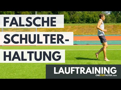 Laufstil: Falsche Schulterhaltung beim Laufen kann nicht nur im Marathon Minuten kosten - Lauftipp