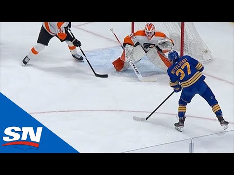 Sabres' Casey Mittelstadt Goes Five-Hole On Brian Elliott With Quick Wrister