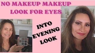 No Makeup Makeup Eyes Natural Look into Dramatic Evening Look! (Using one small Eyeshadow Pallette)