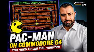 PAC-MAN on Commodore 64 You Need to See! A Unique Version of the Classic