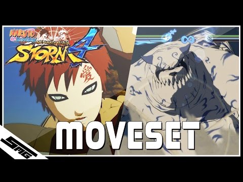 Naruto Ultimate Ninja Storm 4 - Gaara COMPLETE Moveset