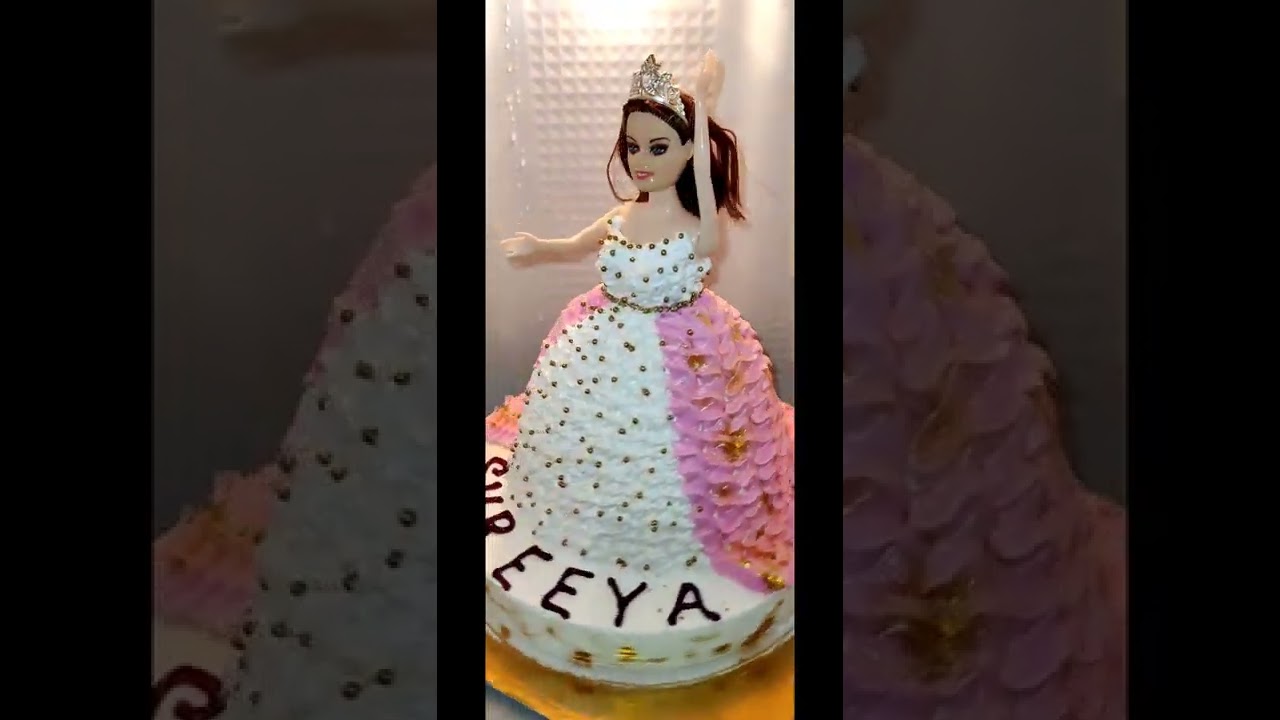 Two Tier Doll Cake / Barbie Doll Cake Design / #cakes