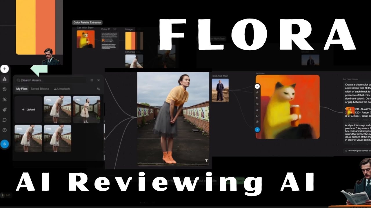 Flora AI first look and review - platform, models, all the features, with Séamus the AI investigator