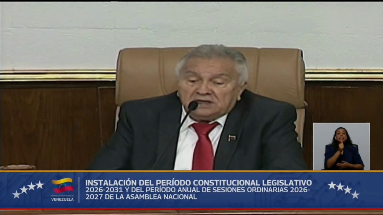 🔴En Vivo | Instalación Asamblea Nacional 2026-2031