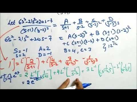 Inverse Laplace Transform - Numericals P2 Video