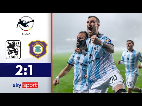 Löwen siegen im Nebel-Spiel! | TSV 1860 München - Erzgebirge Aue | Highlights - 3. Liga 2025/26