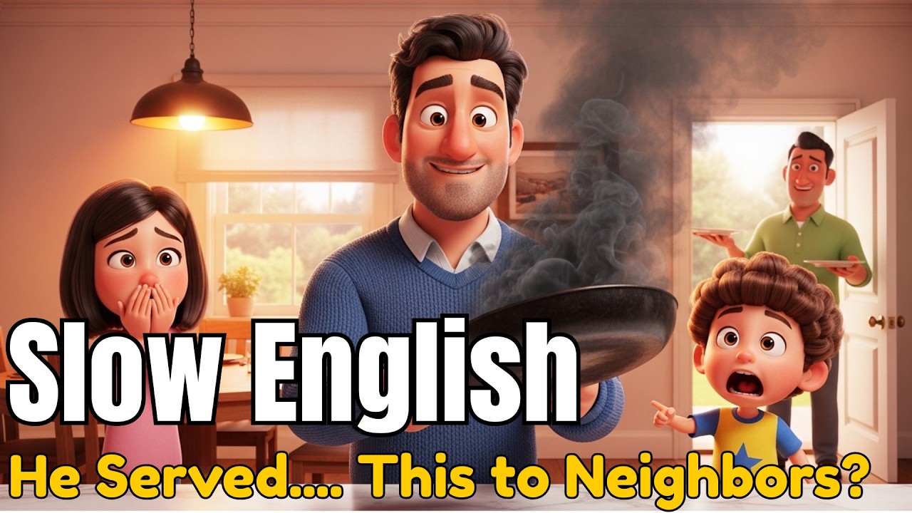 He Served This to Neighbors? | Slow English for Beginners | Telling Stories in English (A1–A2) ✔