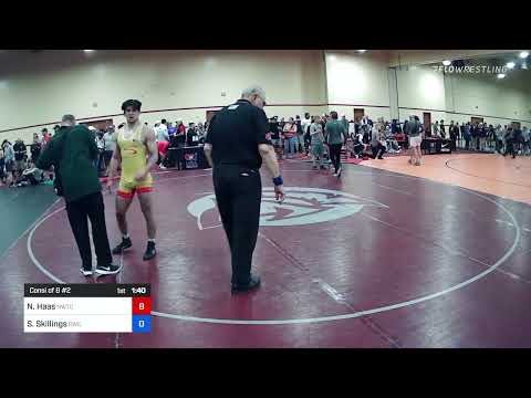 86 Kg Consi Of 8 #2 - Nathan Haas, Nebraska Wrestling Training Center Vs Samuel Skillings, Gopher