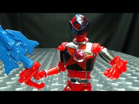 Kyuranger Candy Toy SG YU-DO Shishi Red: EmGo Builds Stuff