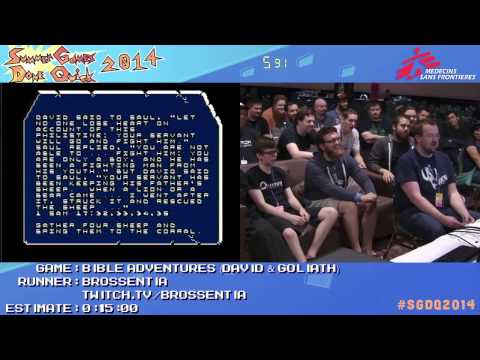 Bible Adventures by Brossentia in 2:47 - SGDQ2014 - Part 127