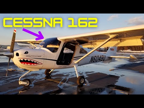 Sunset Flight in a Cessna 162 Skycatcher!